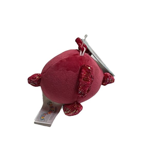 Squishmallows Clip On Barella The Betta Fish  Red Size 3.5" - Picture 4 of 4